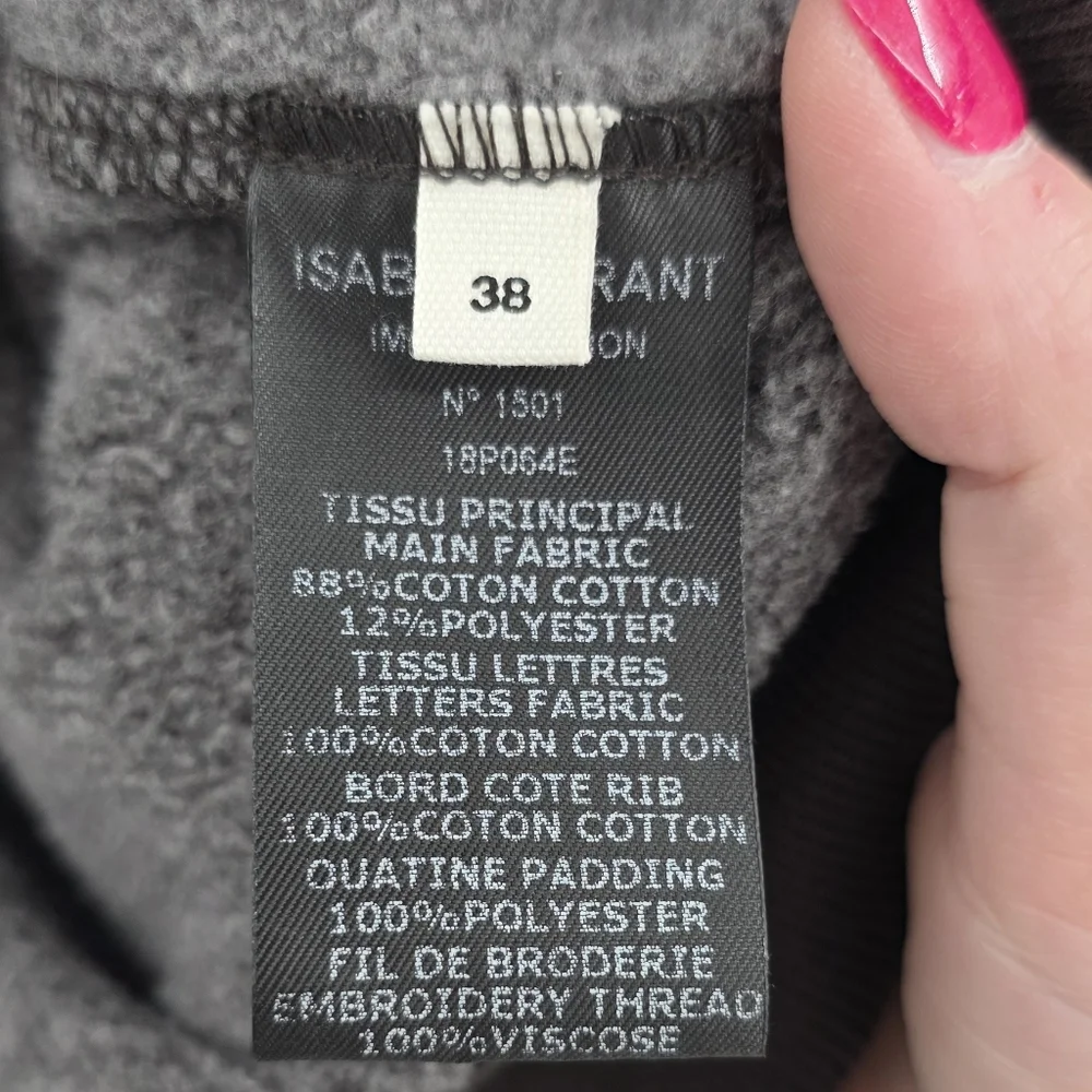 ISABEL‎ MARANT ETOILE Mila Patchwork Knit Pullover 38 (6)
